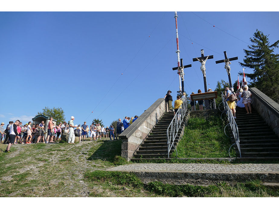 Sankt Crescentius on Tour in Ostheim und auf dem Kreuzberg (Foto: Karl-Franz Thiede)